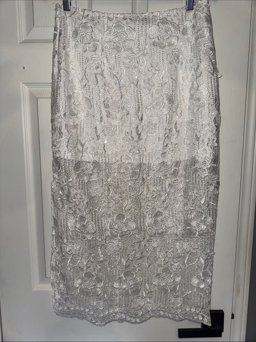 Vici White Floral Lace Skirt